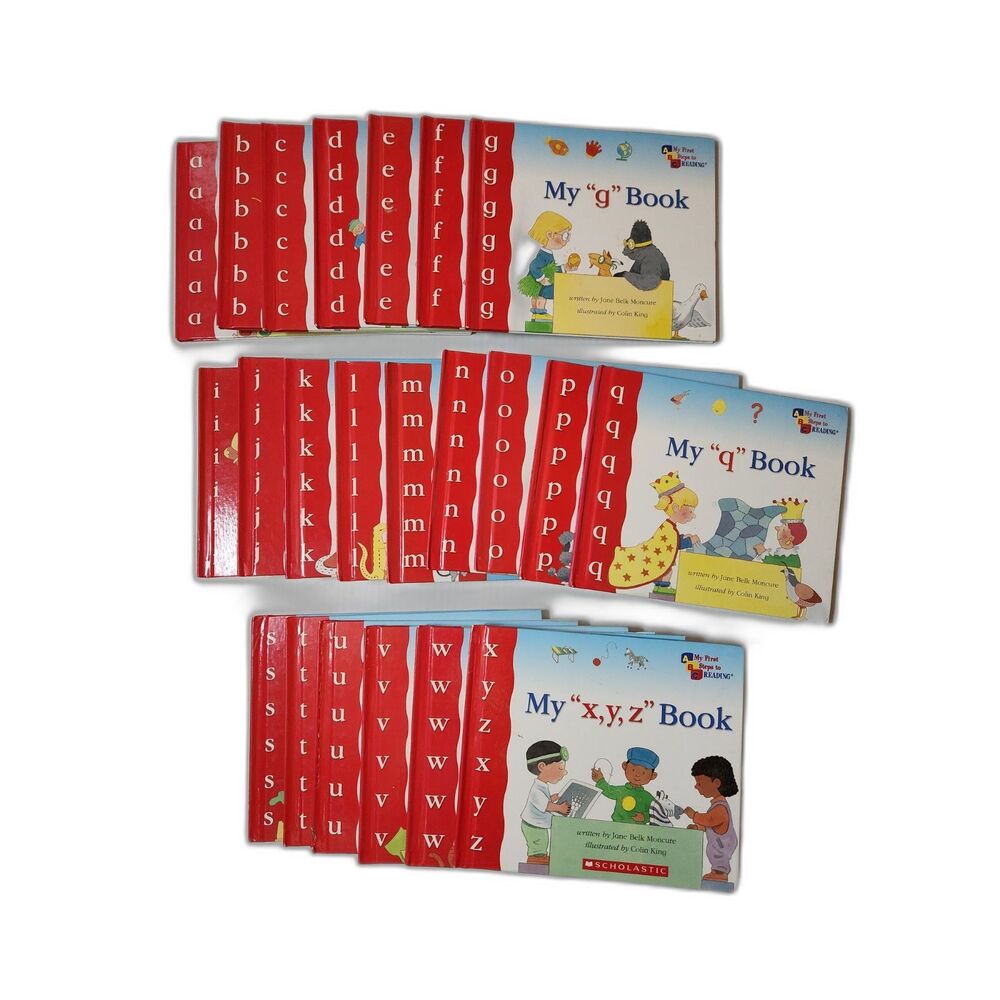 My First Steps to Reading Book Lot – 24 of 26 Letters – Missing H & R